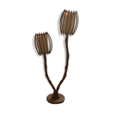 1950 rattan lamp