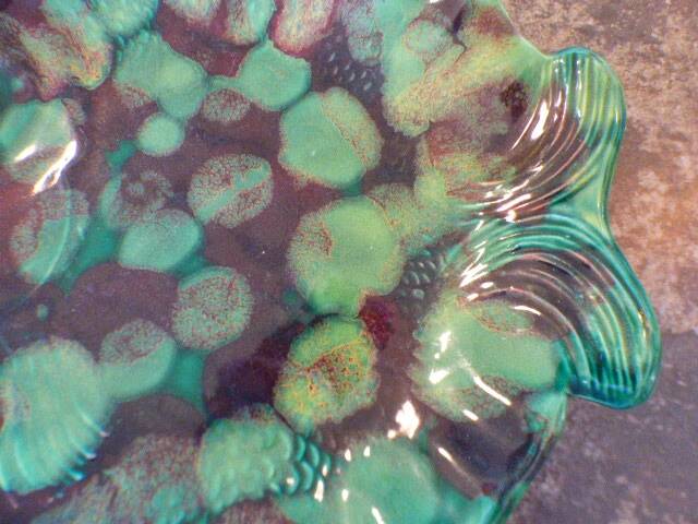 Vintage fish dish "Aetgina Vallauris,"