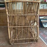 Fauteuil en rotin vintage