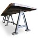 Long industrial refectory table