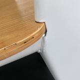 Chair - Metal and Wood - Design - In the Style of Jean Prouvé