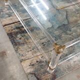 Rectangular glass coffee table, 1970/80