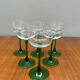 Lot of Rhine Alsace wine glasses