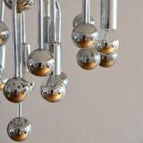 Sputnik space age chandelier 9 lights 1970s