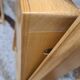 Set of 6 folding chairs blond wood