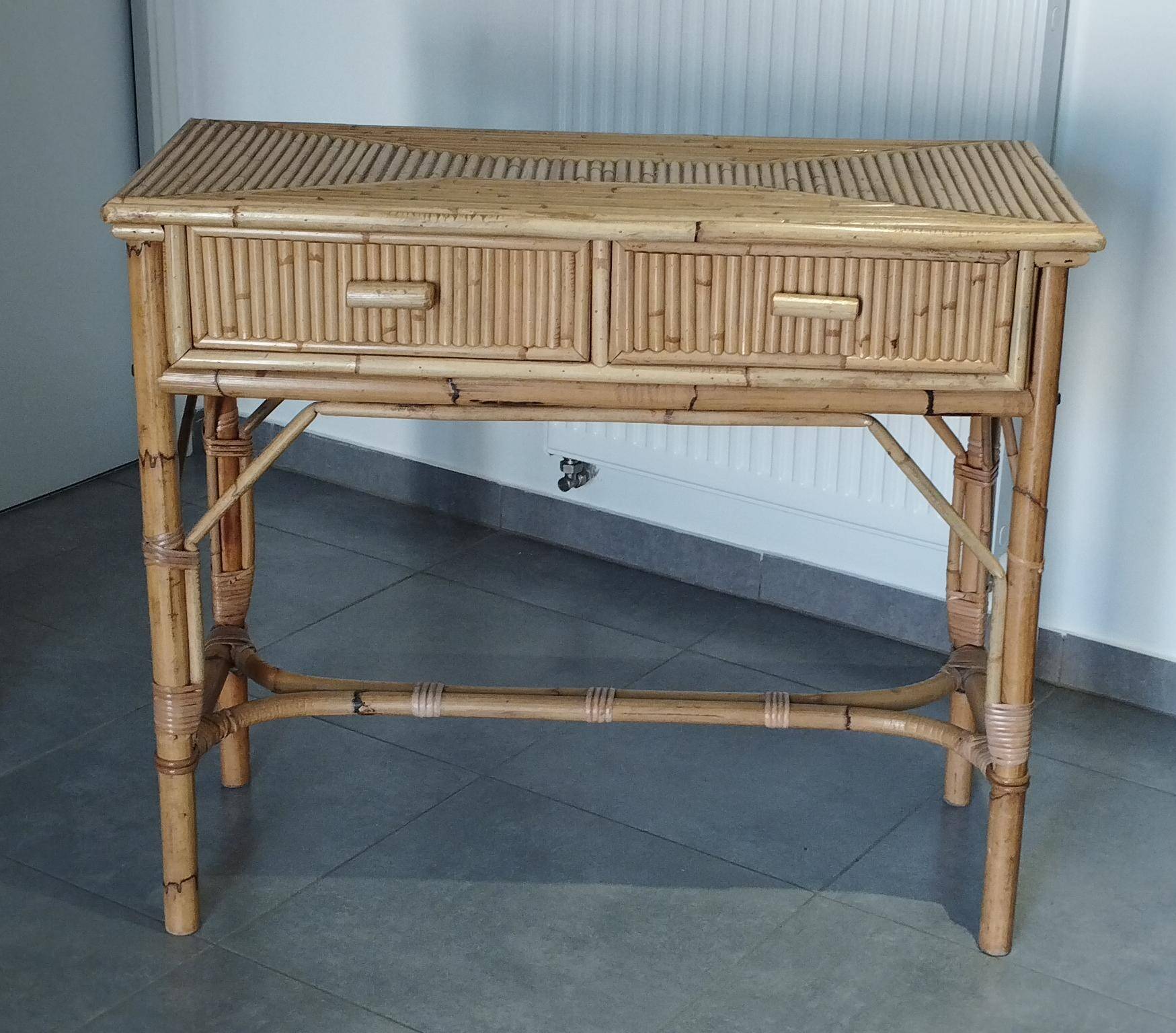 Vintage console attributed to Vivai del Sud.