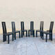 Set of 6 dining chairs, Pietro Constantini for Ello, 1970s