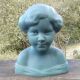 Ceramic bust Sarreguemines France