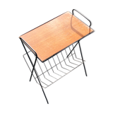 Porte-revue en bois et métal