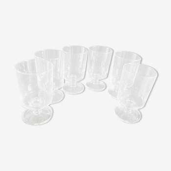 6 glasses Luminarc Sweden transparent wine glasses n•4