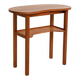 Table de coiffeuse en pin nordique avec étagère, années 1950-60.