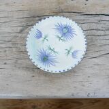 Vintage ceramic thistle plate by Marie Madeleine Jolly