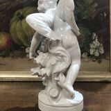 White porcelain cherub, work from the 1950s