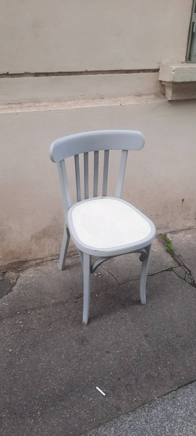 Painted wooden bistro chair