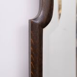 Dutch Soester Oak frame mantel mirror 1950s