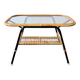 Rattan coffee table by Dirk van Sliedregt for Gebr. Jonkers, The Netherlands 1950's