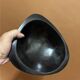 signed black wood fruit basket