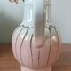 Vintage enamelled ceramic jug - Strelha GDR