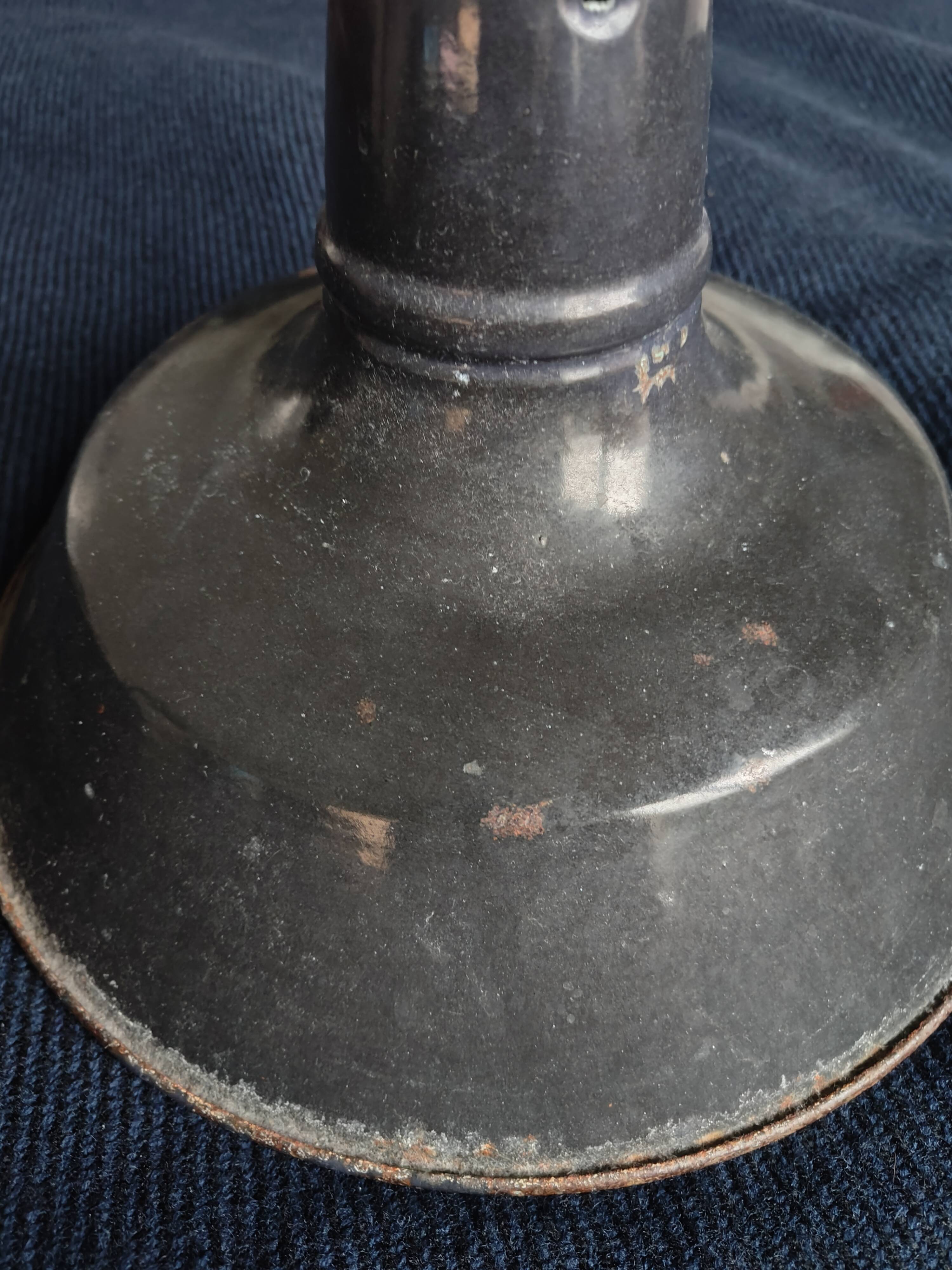 Vintage metal industrial pendant light