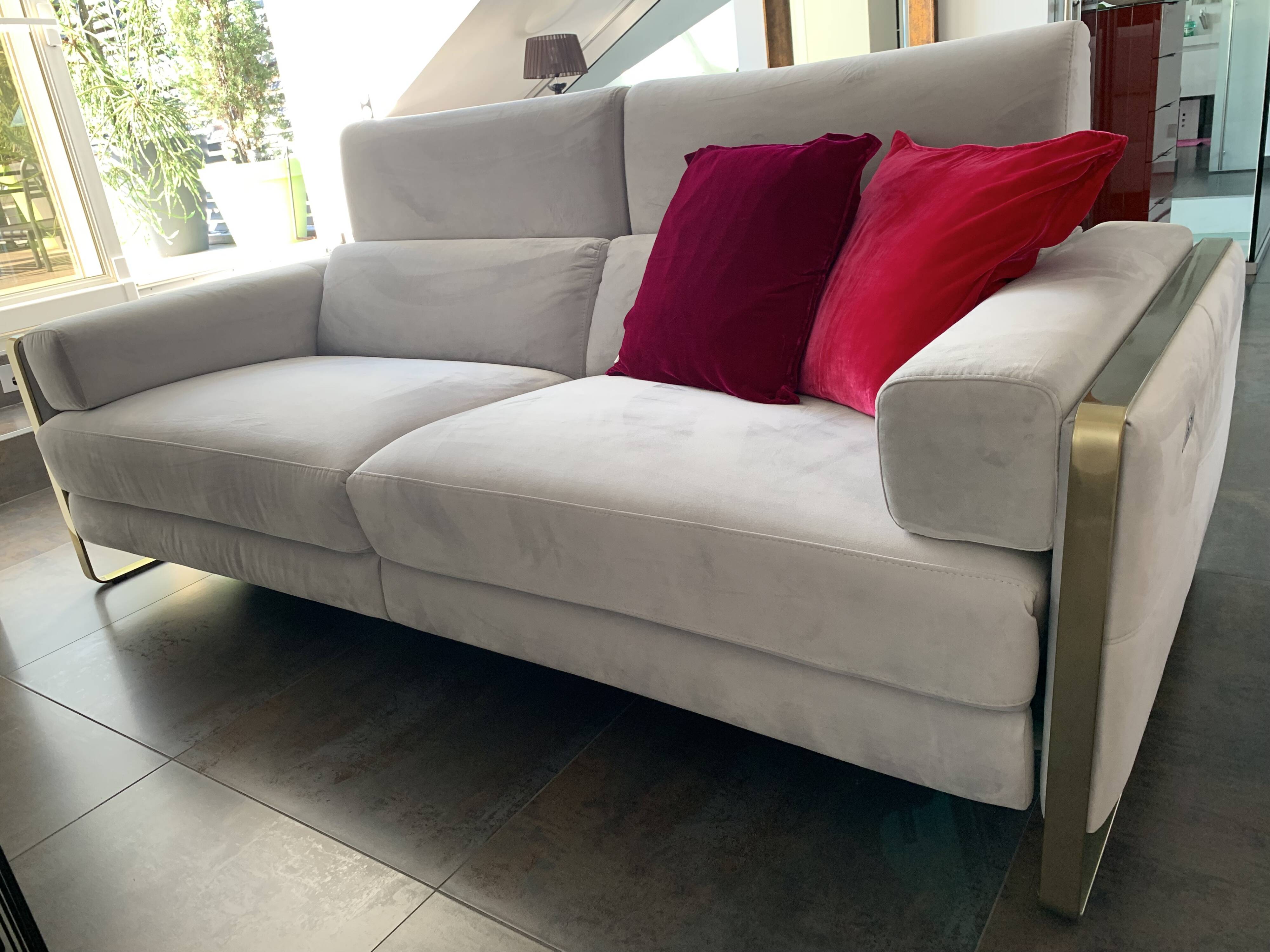 Canape full relax electrique / batteries en tissus