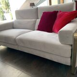 Canape full relax electrique / batteries en tissus