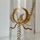 Vase verre soufflé XIXème siècle