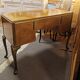 1930s Chippendale Burl Walnut Desk