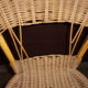 Wicker rattan child chair 1950
