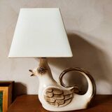 Ceramic bird lamp W-Germany