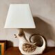 Ceramic bird lamp W-Germany