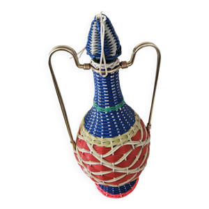 Carafe scoubidou en verre