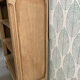 Beautiful oak sideboard, fully sanded, Louis XV style, with removable shelves.