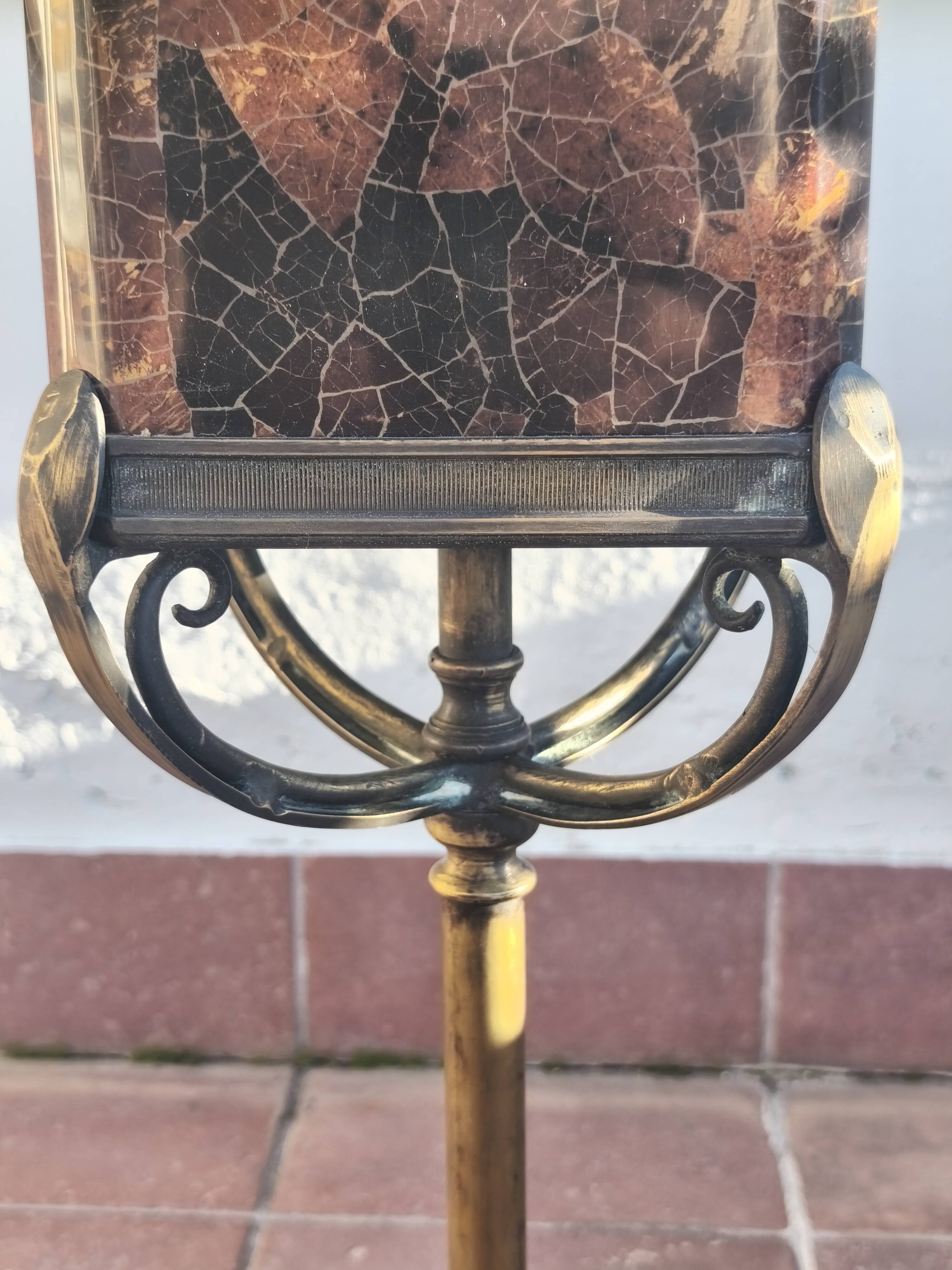 Brutalist sun lamp from the 1960s in Italy.