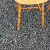 Set of 4 bistro chairs stamped Baumann