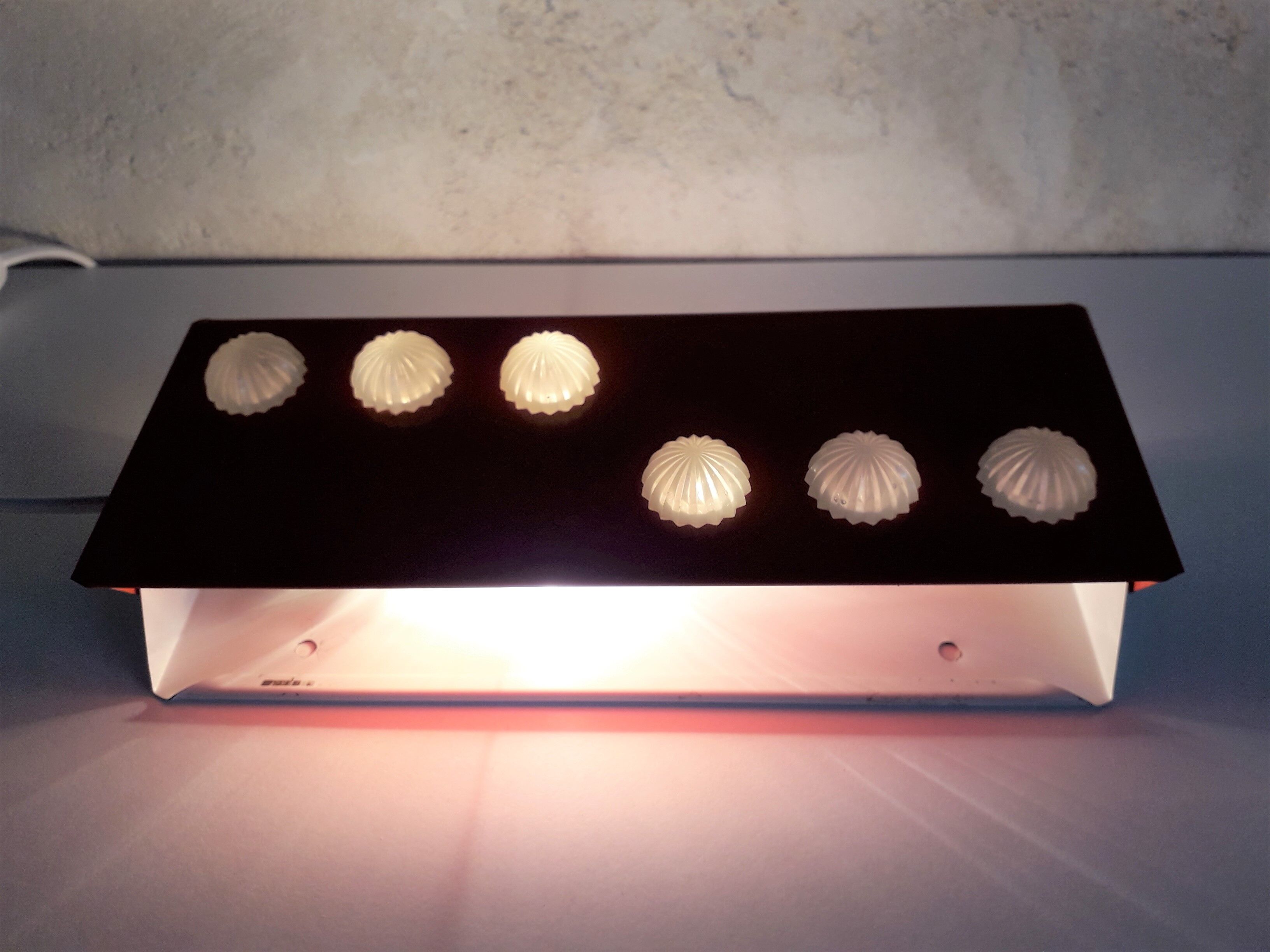 wall lamp with adjustable shutter 70s design Netherlands