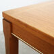 Vintage teak and beech coffee table, Danish design.