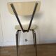 Chaise formica jaune pale