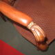 2 mahogany armchairs louis philippe