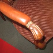 2 mahogany armchairs louis philippe