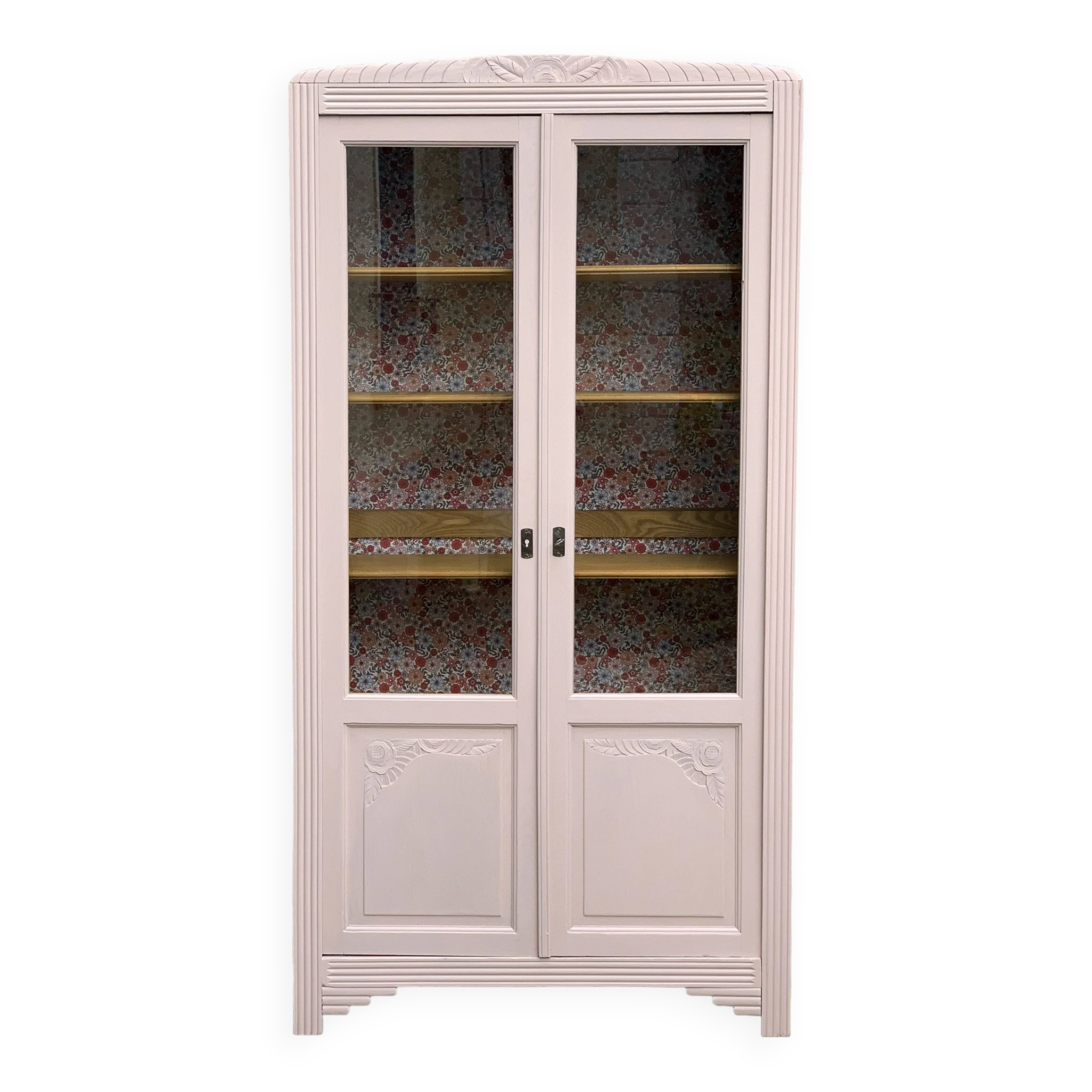 Parisian art deco glazed wardrobe 1930