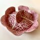 Secla soup tureen vintage pastel rose in Majolica – Cabbage model – 1970s