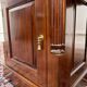 Classic English Desk Green Leather Inlay