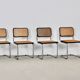 Series of 4 chairs B32 by Marcel Breuer