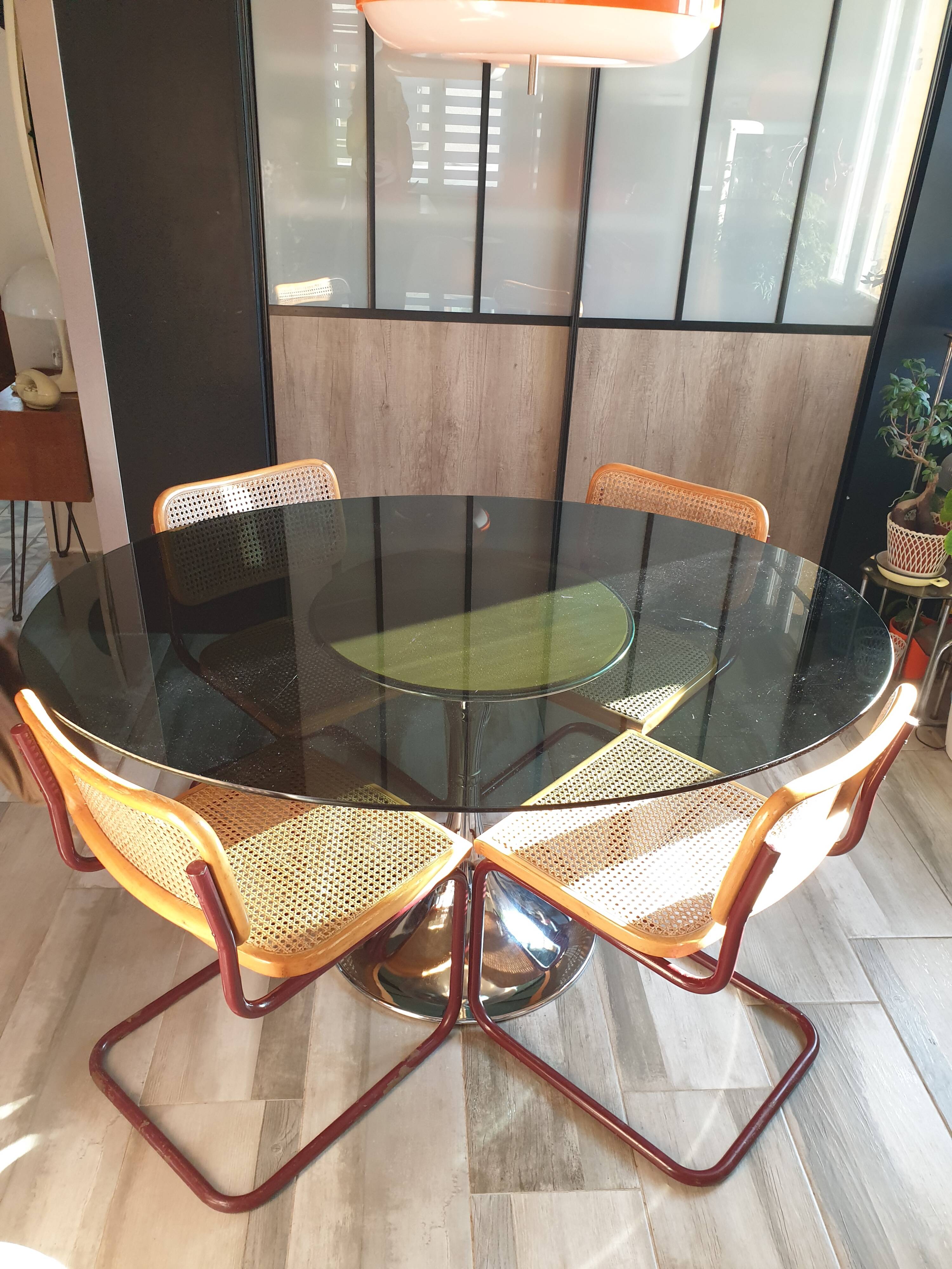 Oval table circa 1970