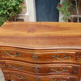 18th-century Louis XV walnut commode.
