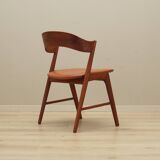 Set of four teak chairs, Danish design, 1970s, manufacture: Korup Stolefabrik