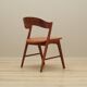 Set of four teak chairs, Danish design, 1970s, manufacture: Korup Stolefabrik