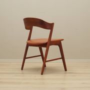 Set of four teak chairs, Danish design, 1970s, manufacture: Korup Stolefabrik