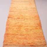 Vintage Moroccan Runner Rug 91 x 292 cm - Orange Runner Rug - Berber Rug