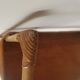 Vintage rattan wall shelf